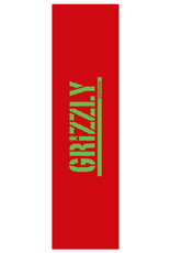 Grizzly Griptape Stamped Necessities Griptape Red/Green