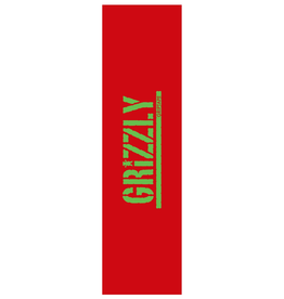 Grizzly Griptape Stamped Necessities Griptape Red/Green