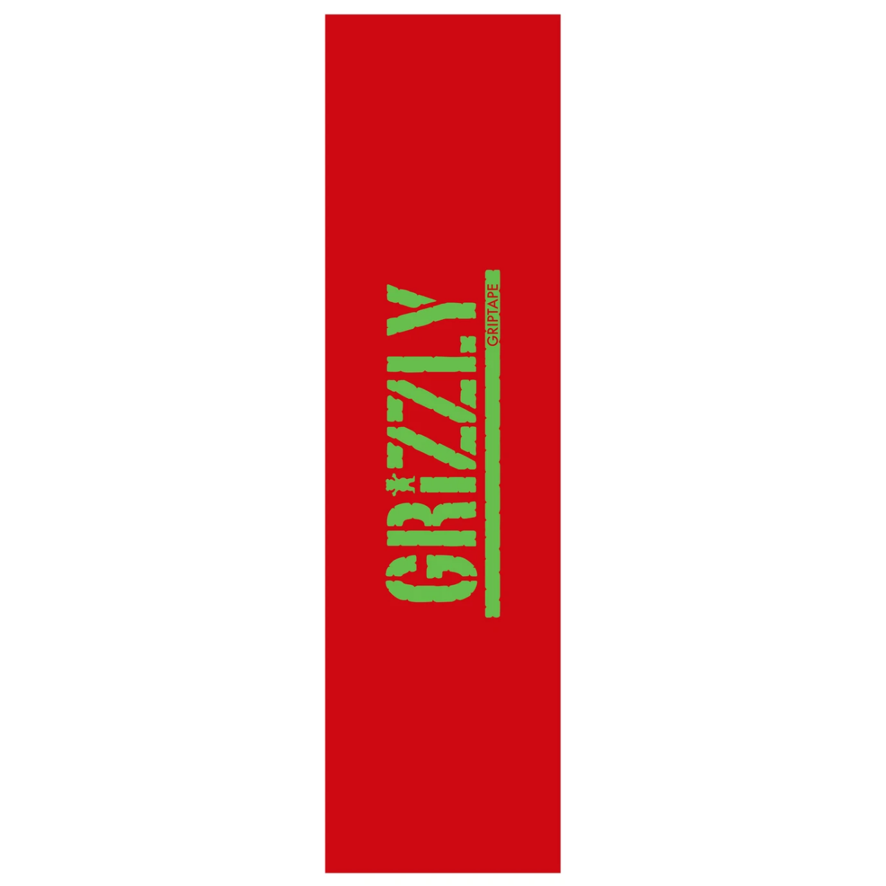 Grizzly Griptape Stamped Necessities Griptape Red/Green