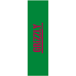 Grizzly Griptape Stamped Necessities Griptape Green/Red