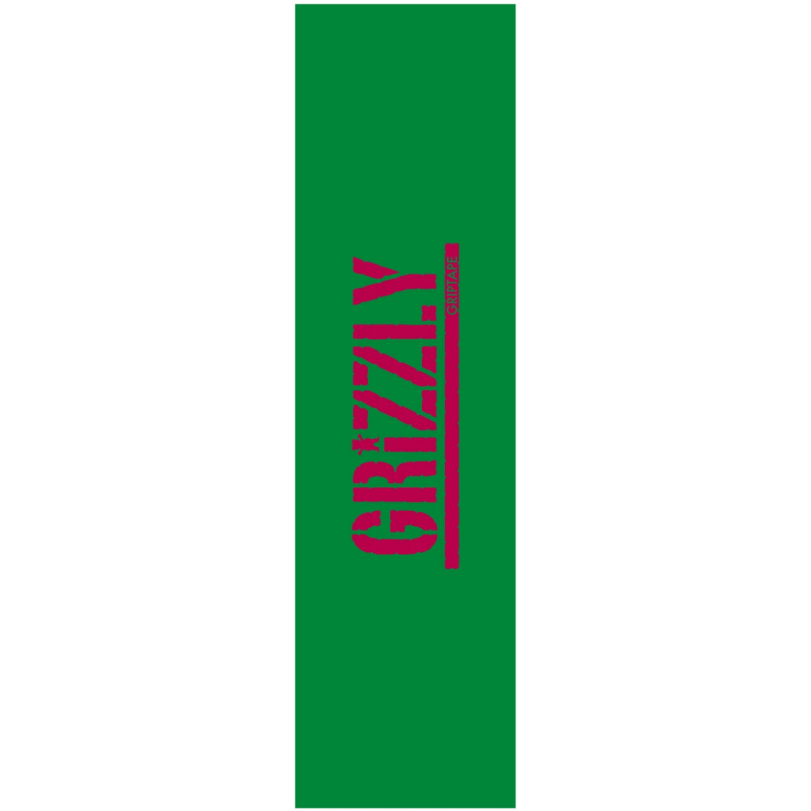 Grizzly Griptape Stamped Necessities Griptape Green/Red
