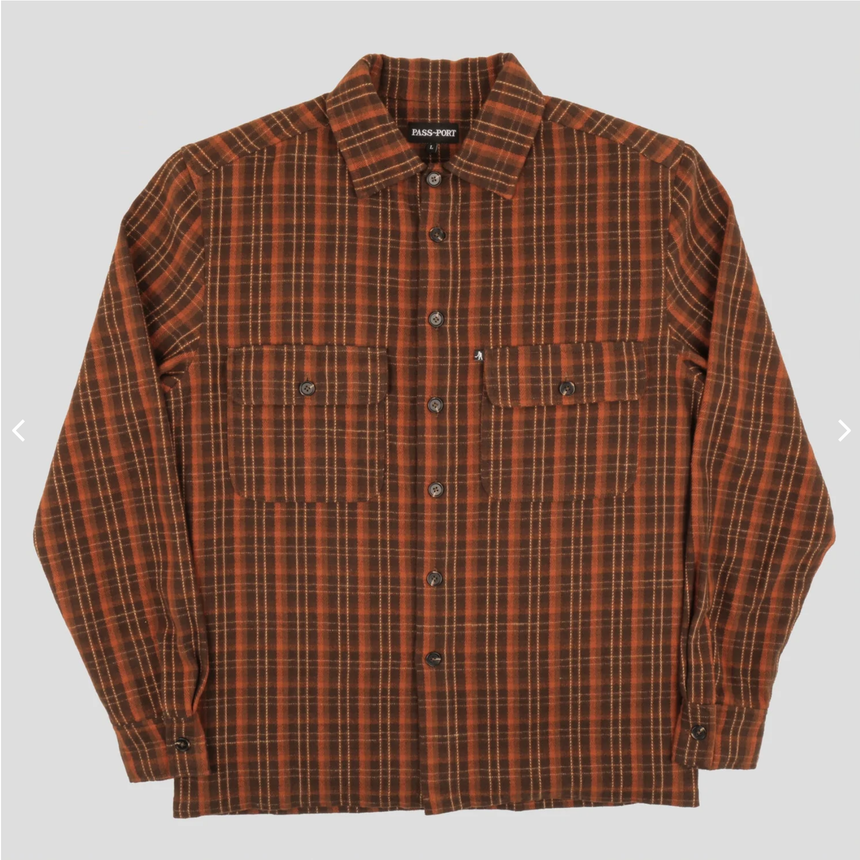 Pass~Port Workers Flannel Chocolate