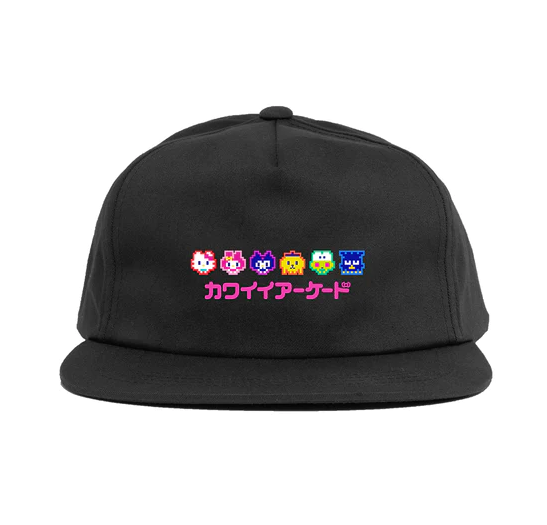 Girl Kawaii Arcade Black Snapback