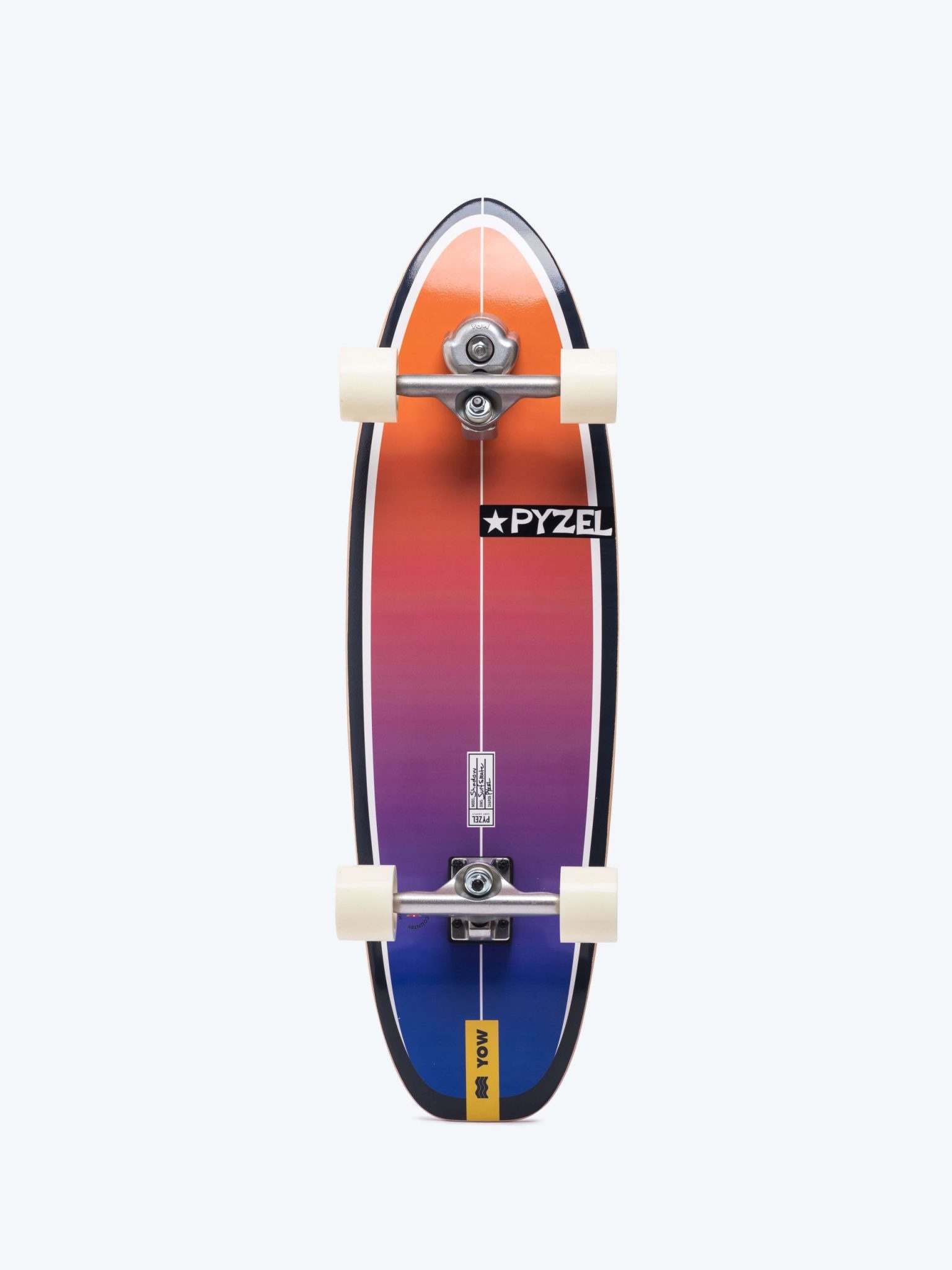 YOW Surfskate Shadow 33.5" Pyzel 2023 Surfskate Complete