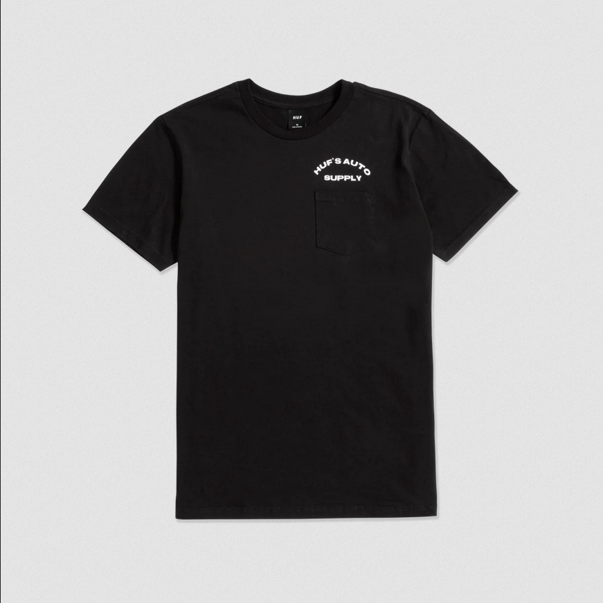 HUF Chop Shop Pocket Tee Black