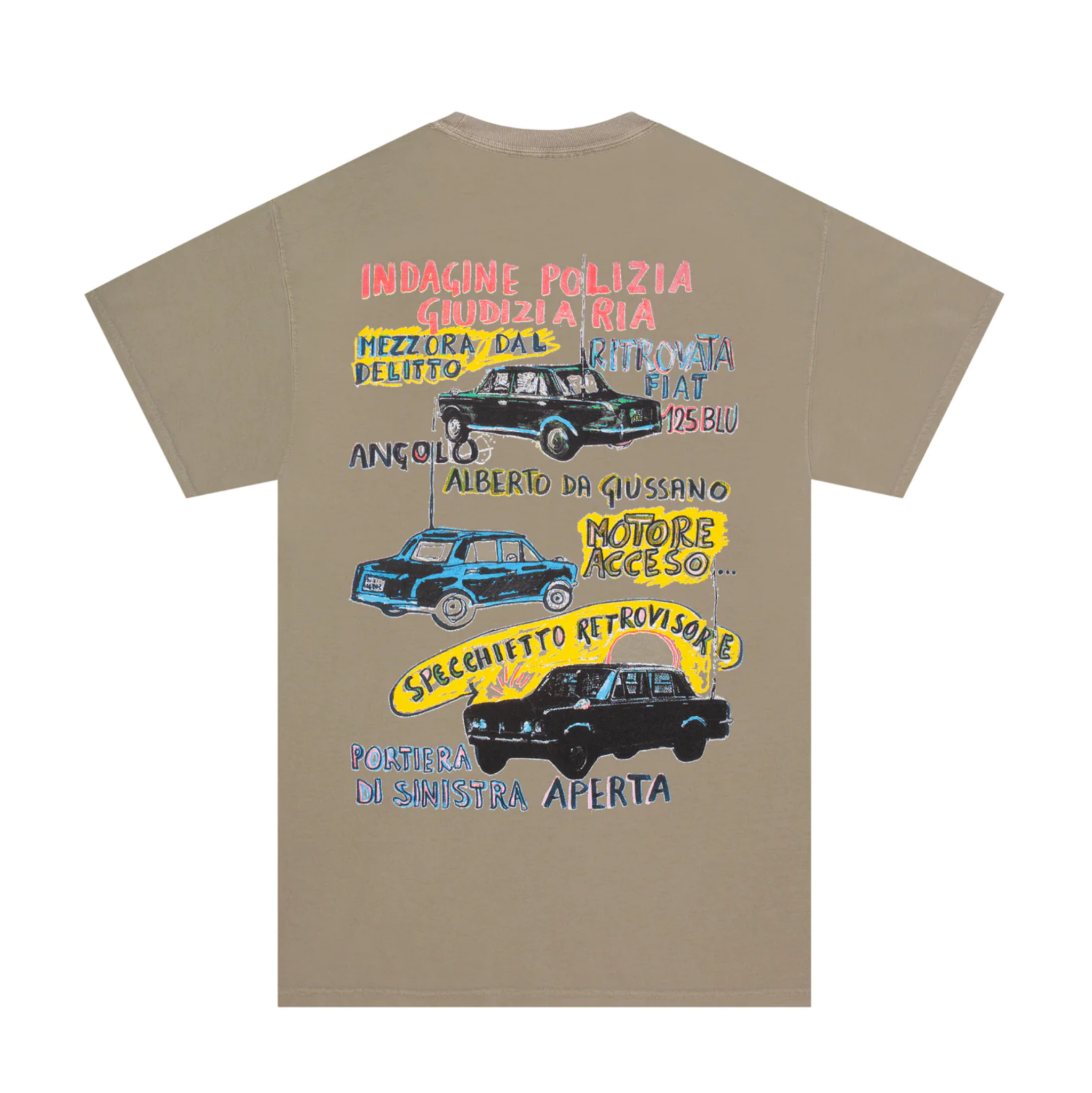 Fucking Awesome Car Explosion Tee Khaki