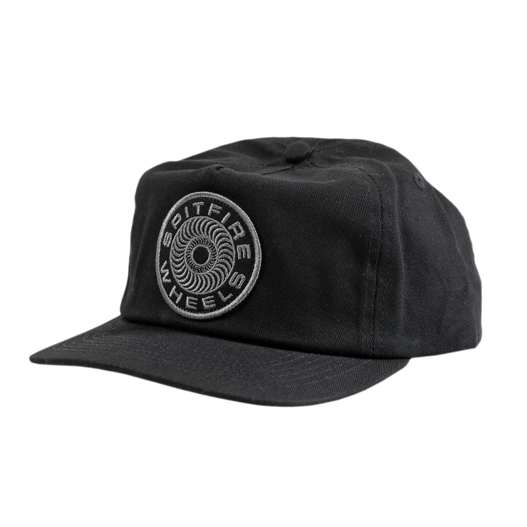 Spitfire Wheels Classic 87 Swirl Patch Snapback Black/Black