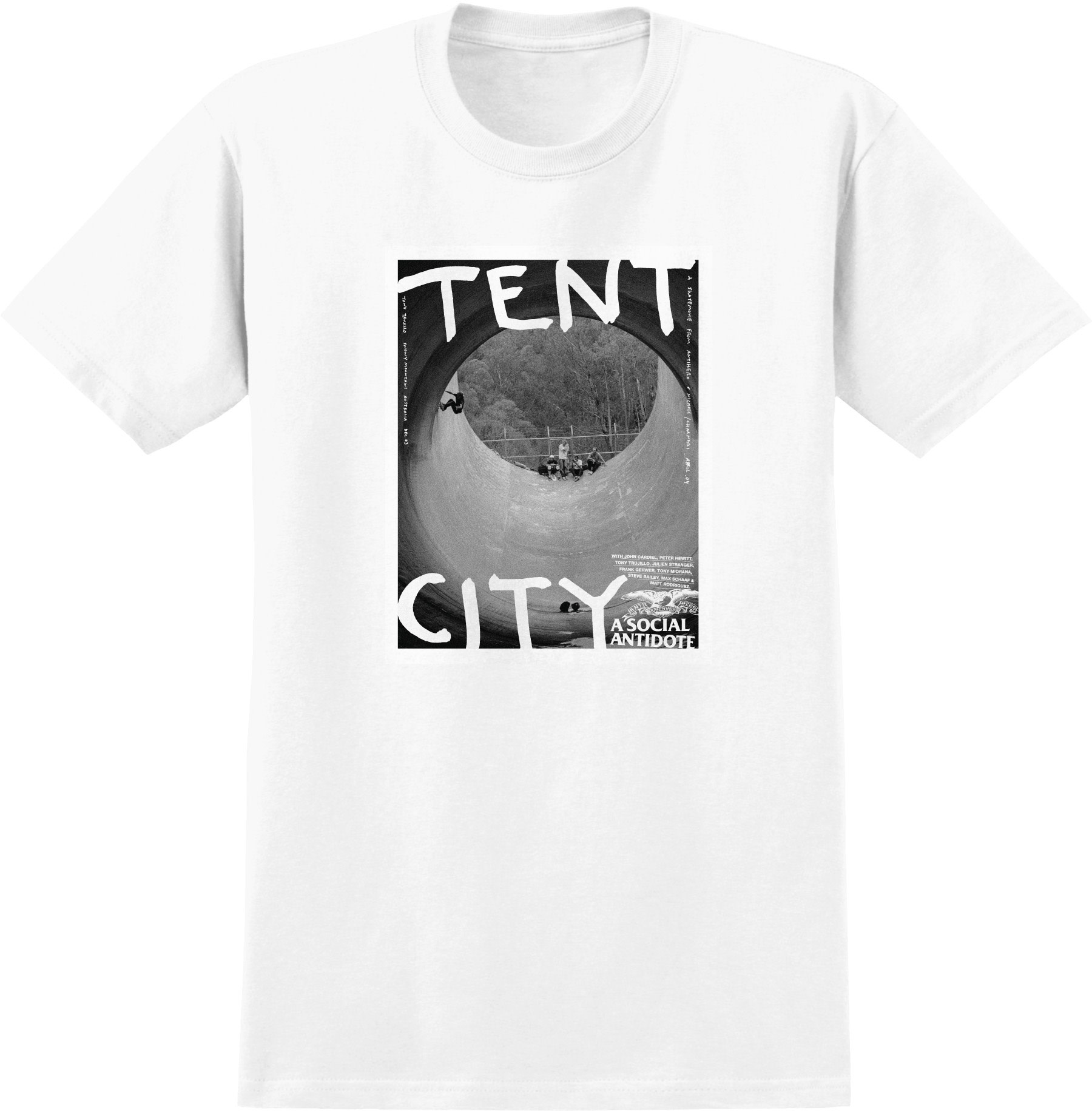 Anti Hero Tent City Tee White