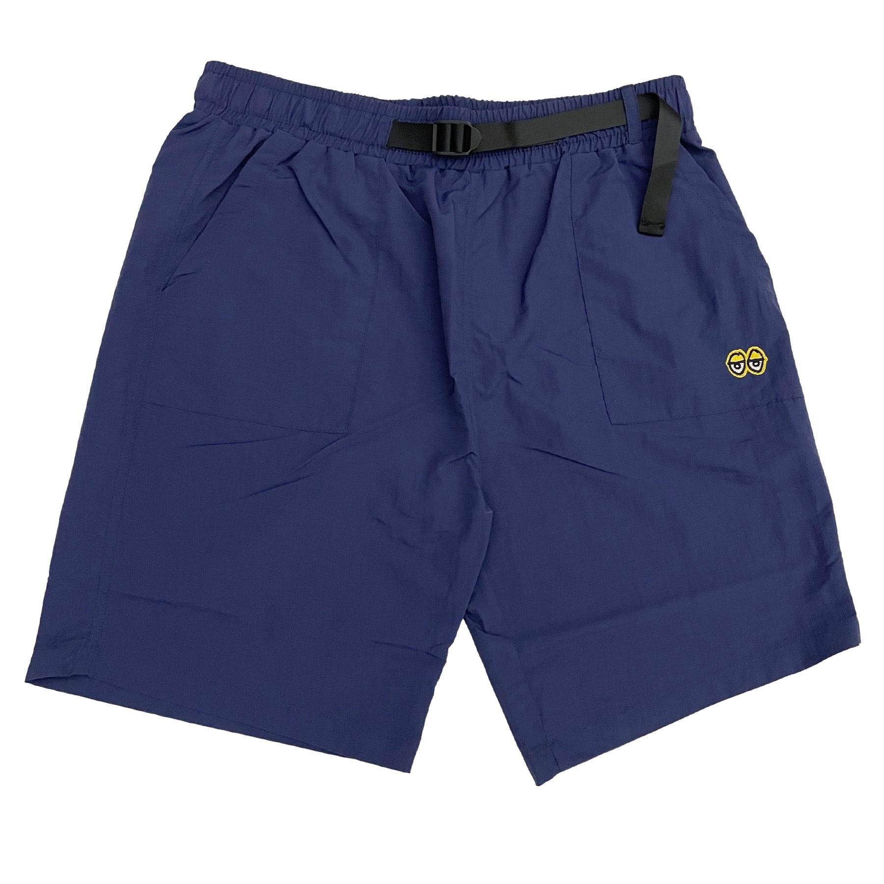 Krooked Eyes Nylon Short Navy/Yellow