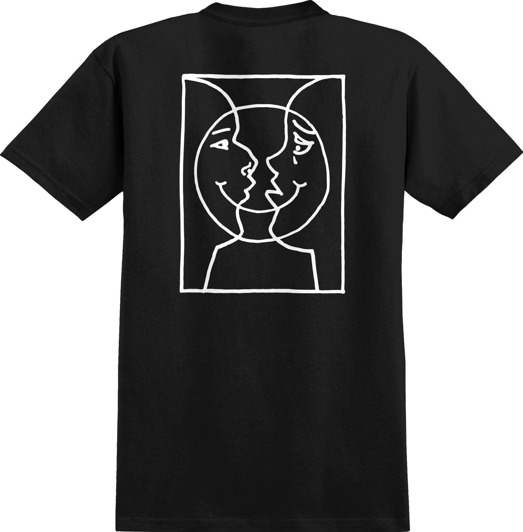 Krooked Moonsmile Raw Tee Black/White