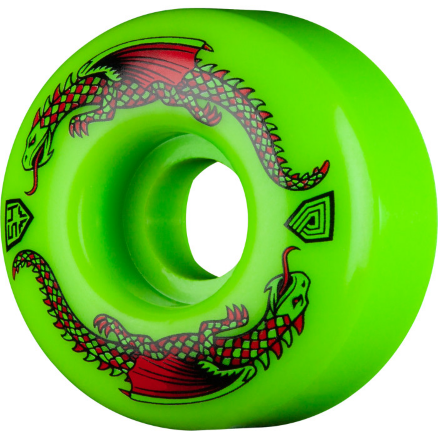 Powell Peralta Dragon Formula Wheels Green 93a V1 54mm