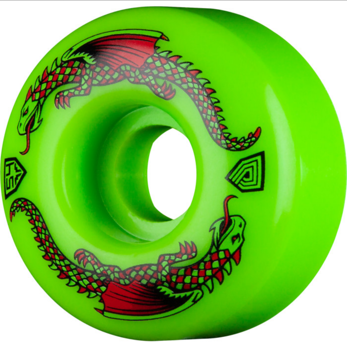 Powell Peralta Dragon Formula Wheels Green 93a V4 54mm