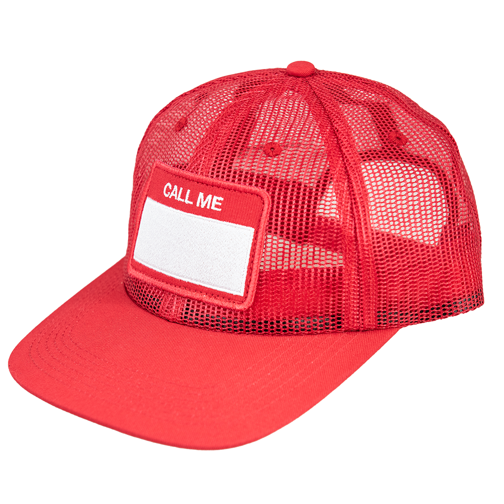 Call Me 917 Hello My Name Is Trucker Hat