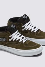 Vans Shoes Skate Half Cab Dark Olive/White