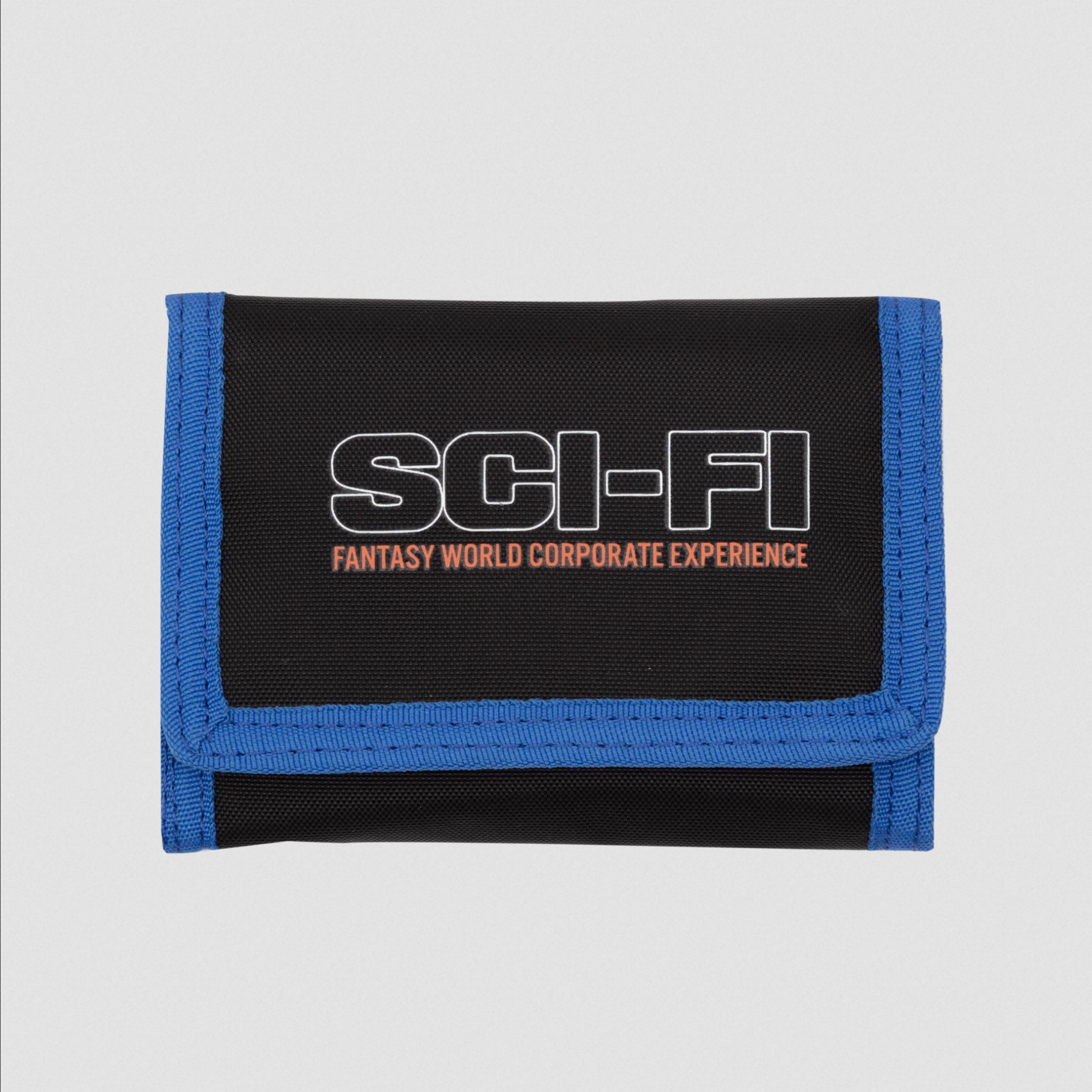 Sci-Fi Fantasy Tri Fold Velcro Wallet Black