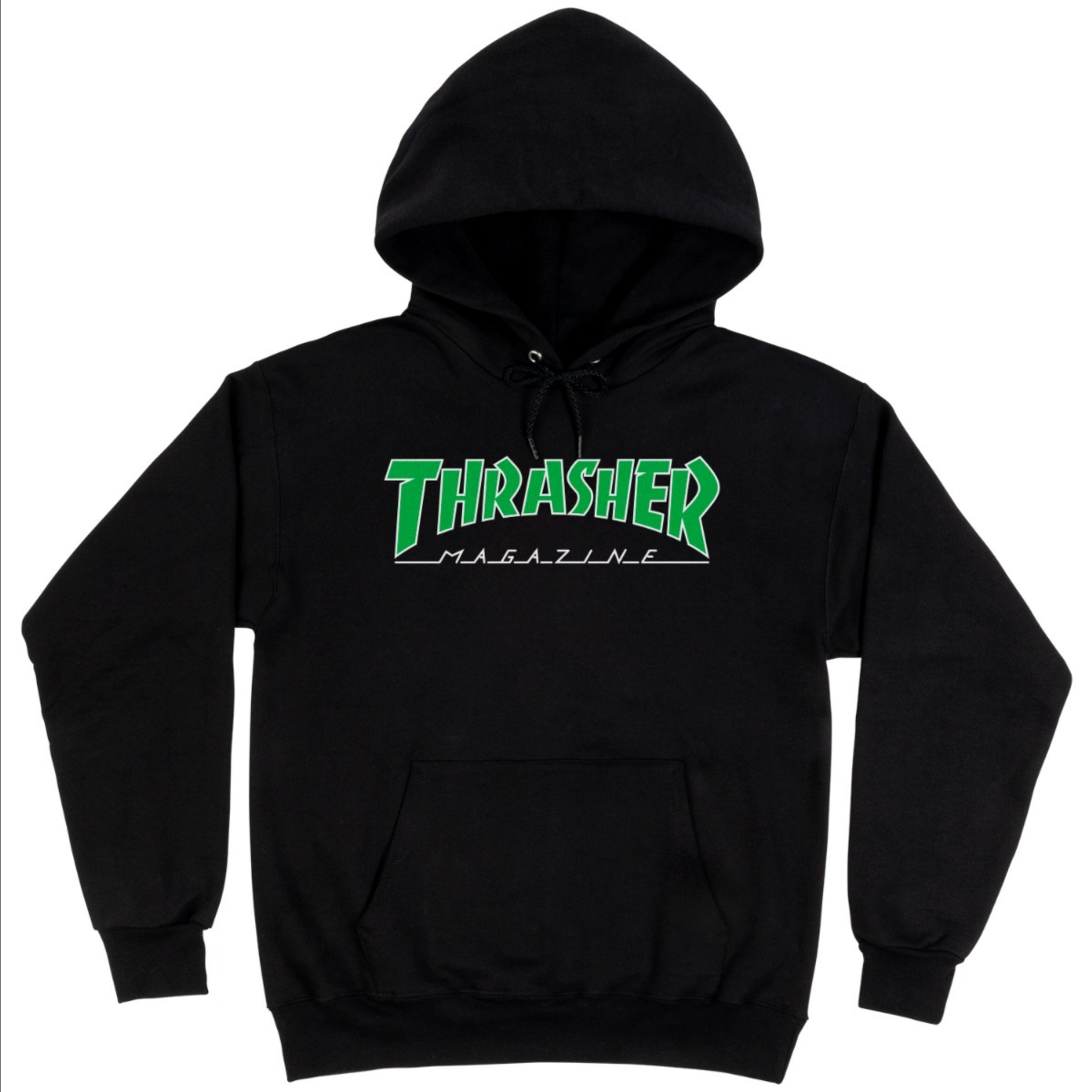 Thrasher Mag. Skate Mag Hoodie Black Green