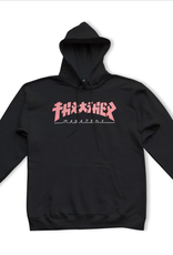 Thrasher Mag. Women's Godzilla Black/Pink Hoodie