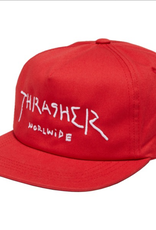Thrasher Mag. Worldwide Snapback Red