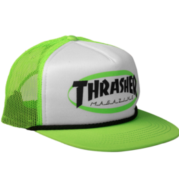 Thrasher Mag. Ellipse Mag Logo Trucker Green