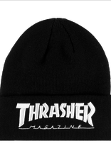 Thrasher Mag. Embroidered Logo Beanie Black/White