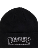 Thrasher Mag. Outlined Beanie Black