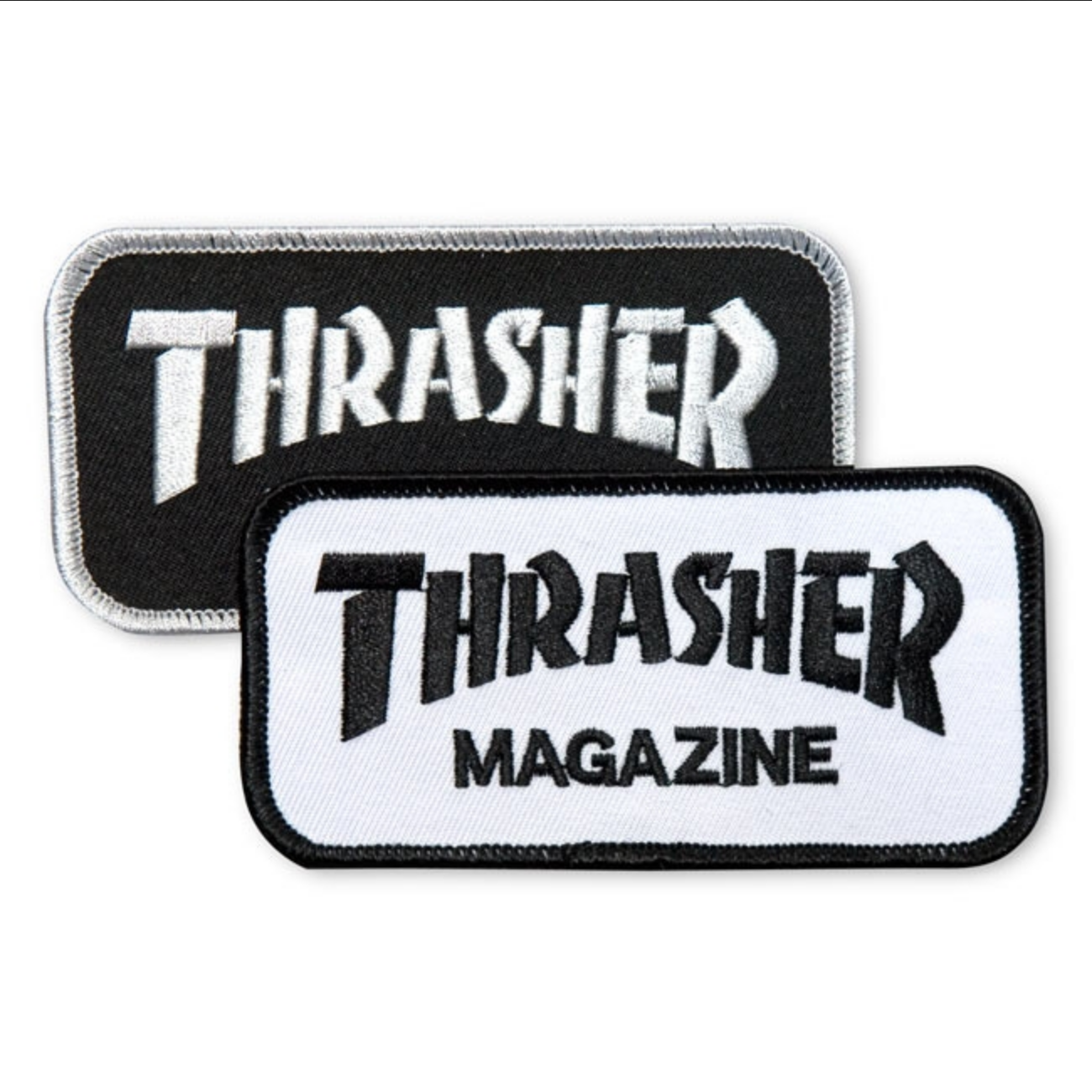 Thrasher Mag. Thrasher Logo Patch White/Black