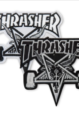 Thrasher Mag. Skategoat Patch White