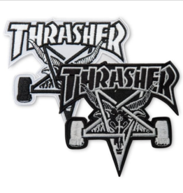 Thrasher Mag. Skategoat Patch White