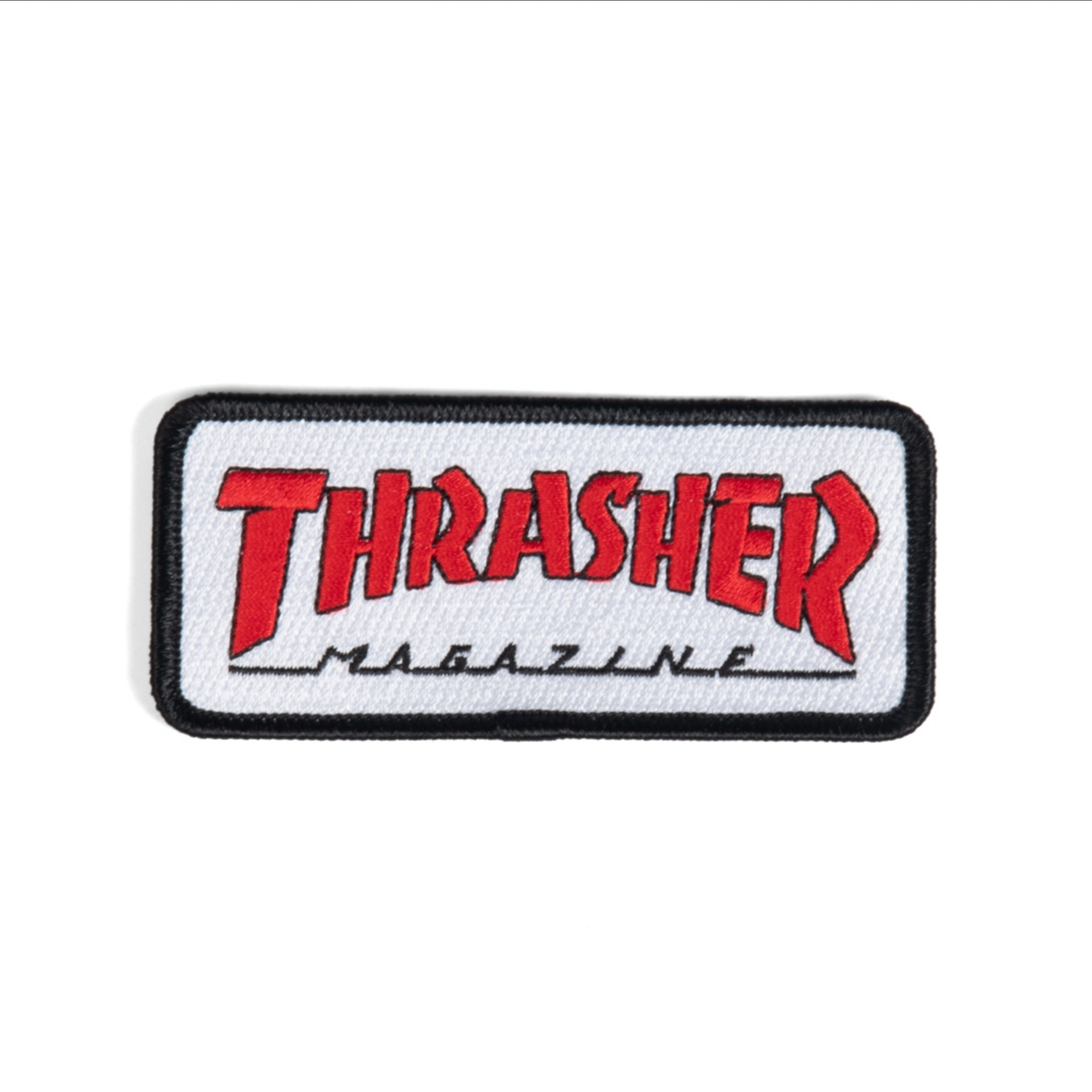 Thrasher Mag. Outlined Patch Red/White