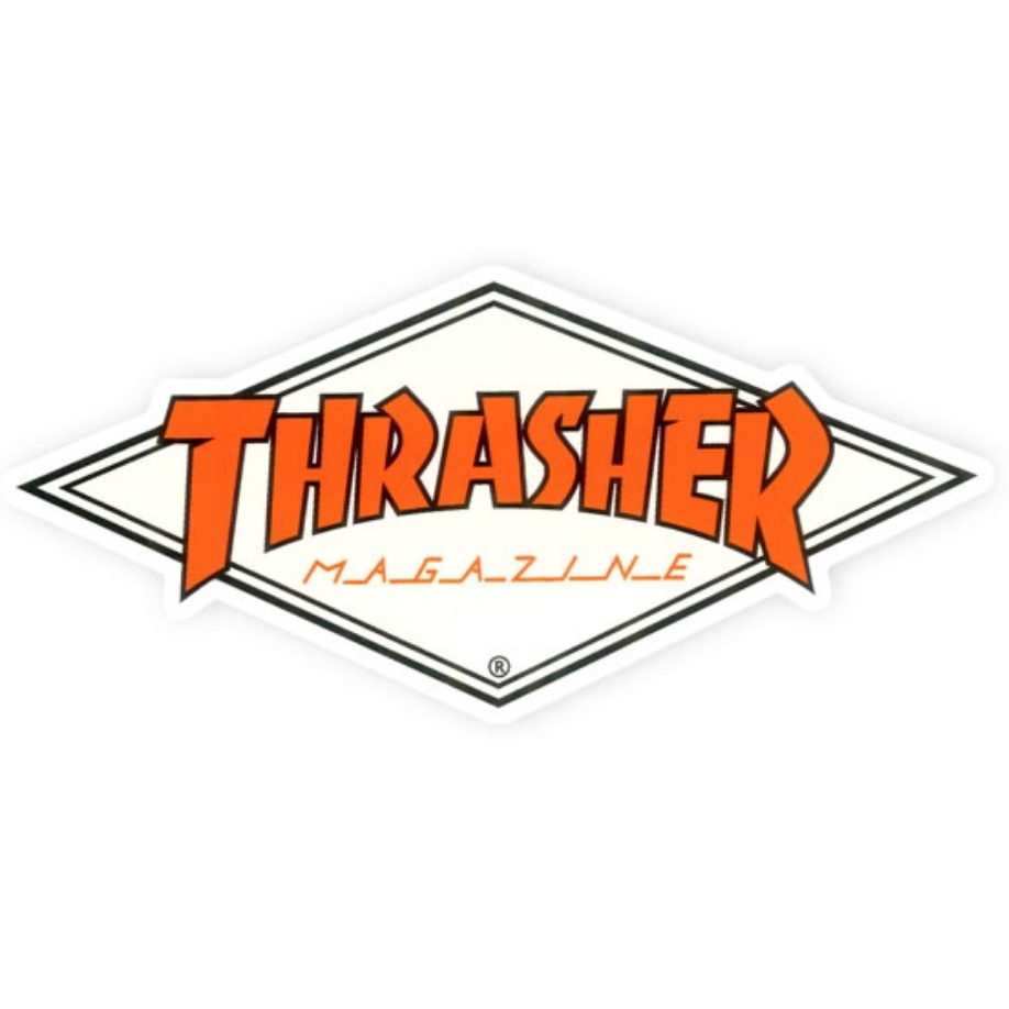 Thrasher Mag. Thrasher Diamond Logo Sticker Assorted
