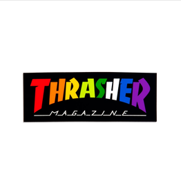 Thrasher Mag. Thrasher Rainbow Mag Sticker