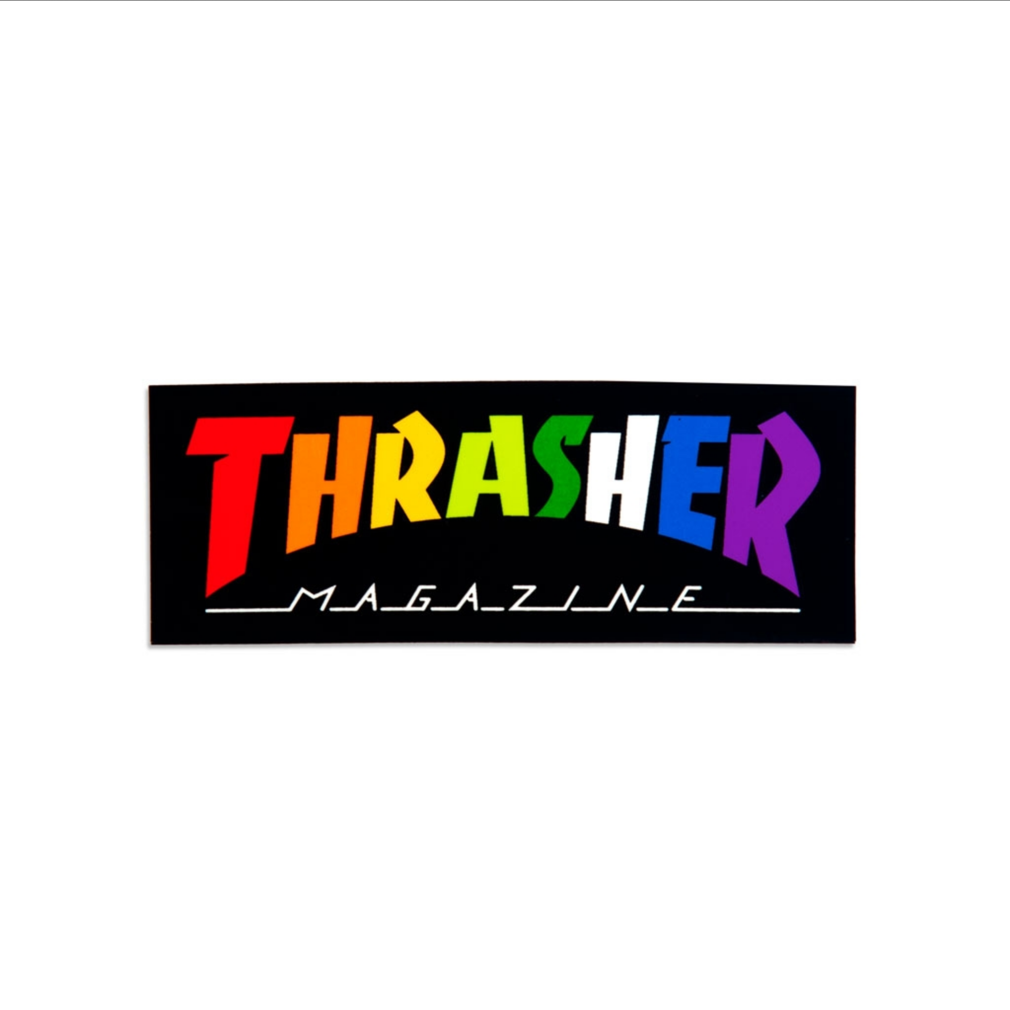 Thrasher Mag. Thrasher Rainbow Mag Sticker