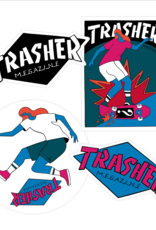 Thrasher Mag. Trasher by Parra Sticker 4 Pack