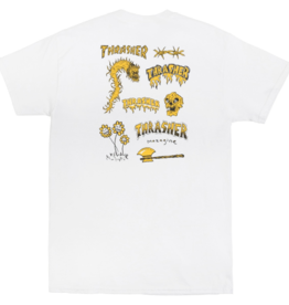 Thrasher Mag. Barbarian Tee White