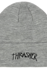 Thrasher Mag. Sketch Beanie Heather Grey