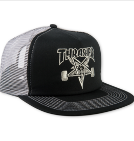 Thrasher Mag. Mesh Skategoat Embroidered Cap Black/Grey