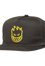 Spitfire Wheels Bighead Snapback Charcoal/Yellow