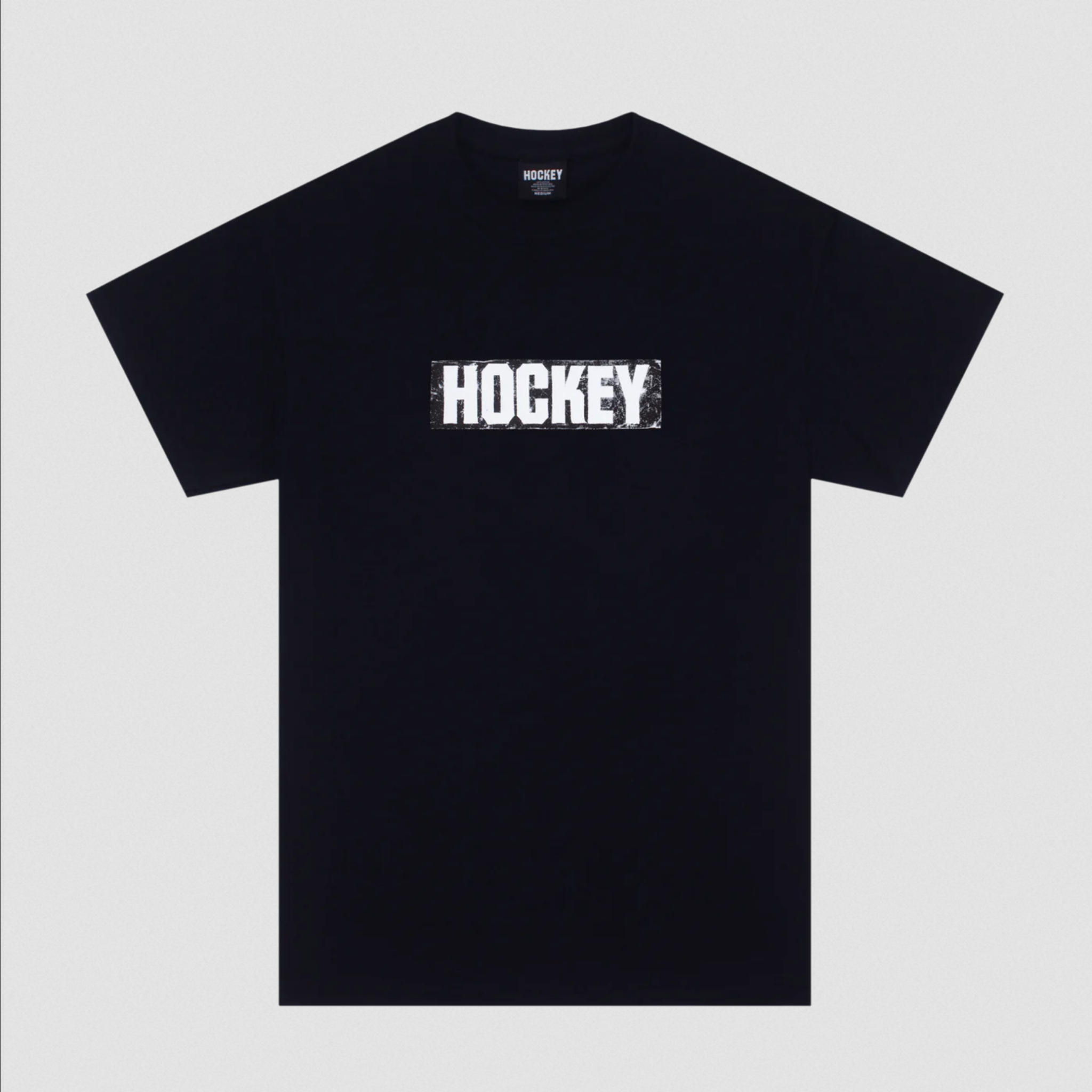 Hockey Sticker Logo Black