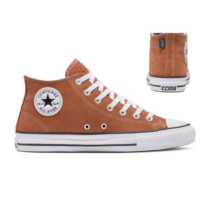 Converse USA Inc. CTAS Pro Mid Suede Tawny Owl/White/Black