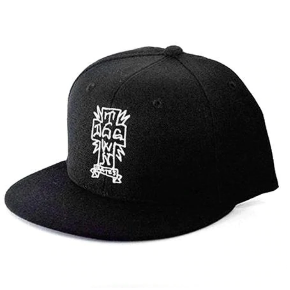 Dogtown Gonz Cross Black Snapback Hat