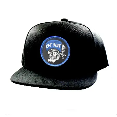 Eat Shit Patch Snapback Black