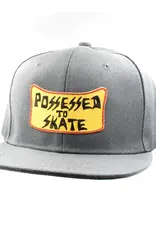 Possessed to Skate Patch Snapback Charcoal Grey