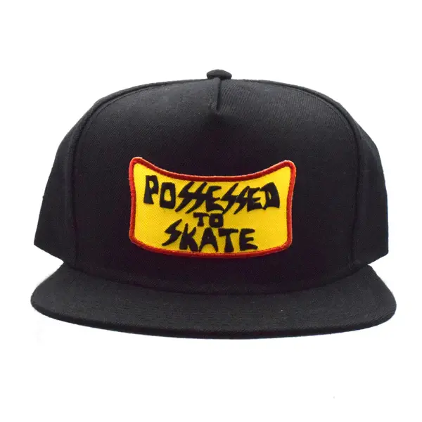 Possessed to Skate Patch Snapback Black