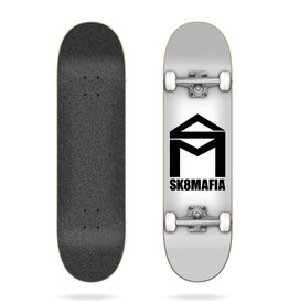 Sk8Mafia House Logo White Micro Complete 6.0"