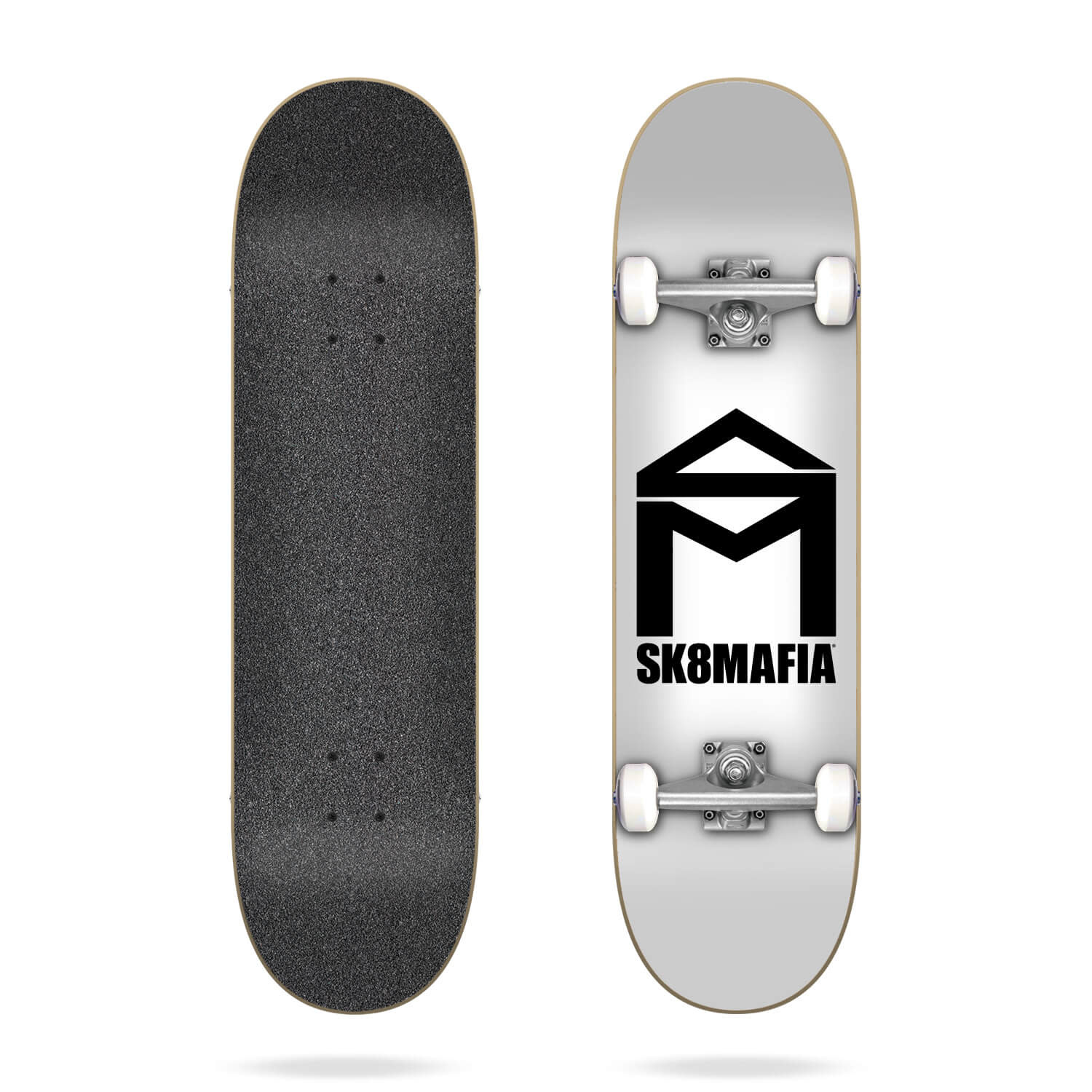 Sk8Mafia House Logo White Micro Complete 6.0"