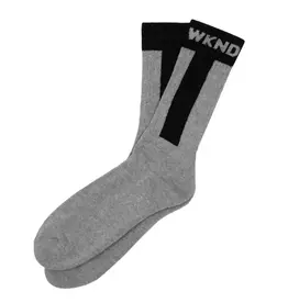 WKND Baseball Sock Ash/Black