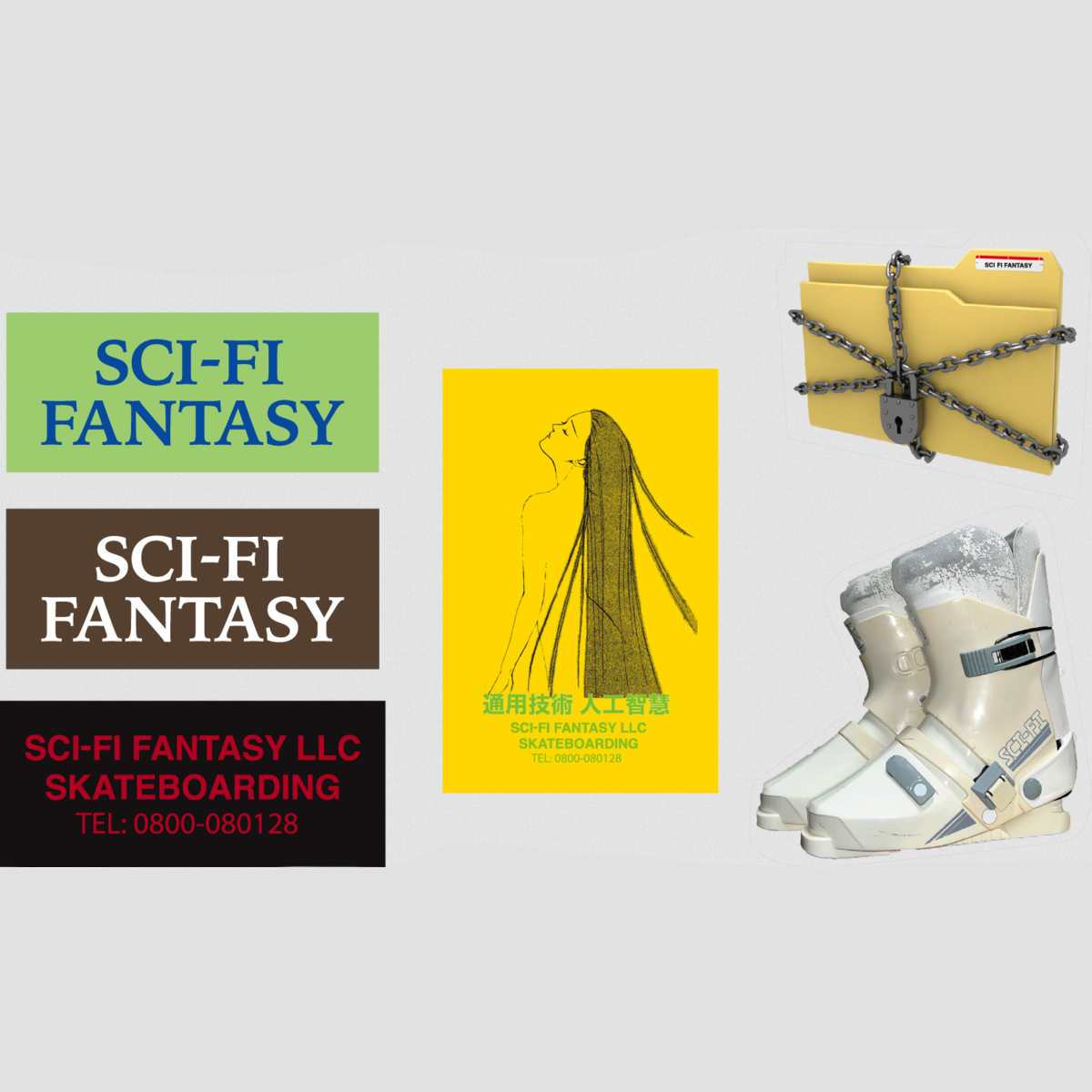 Sci-Fi Fantasy Sci-Fi Sticker Pack FA23