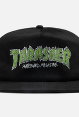 Thrasher Mag. Brick Snapback Black/Lime