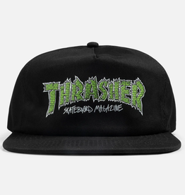 Thrasher Mag. Brick Snapback Black/Lime