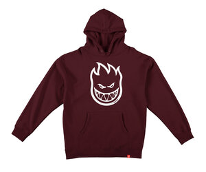 Spitfire Wheels Bighead Youth Hoodie Maroon/White - APB Skateshop LLC.